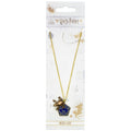 Harry Potter Gold Plated Chocolate Frog Necklace, close-up detail