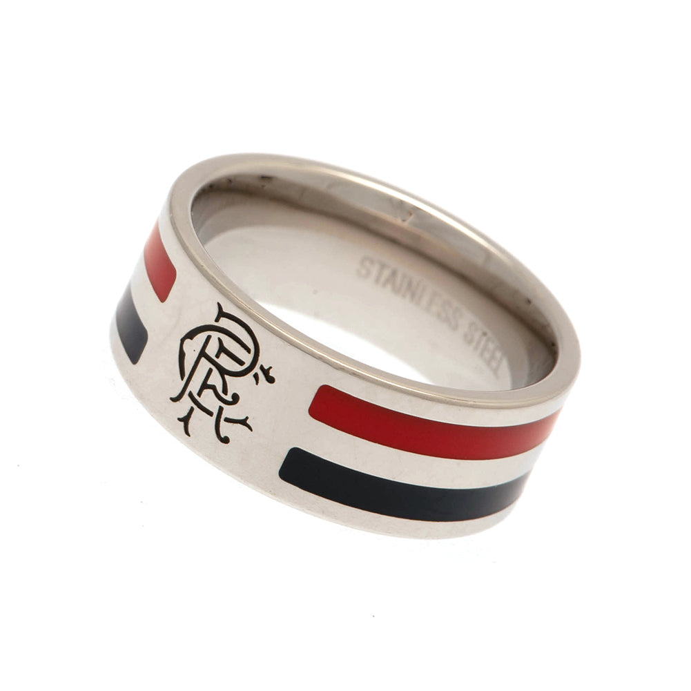 Rangers FC Colour Stripe Ring Medium