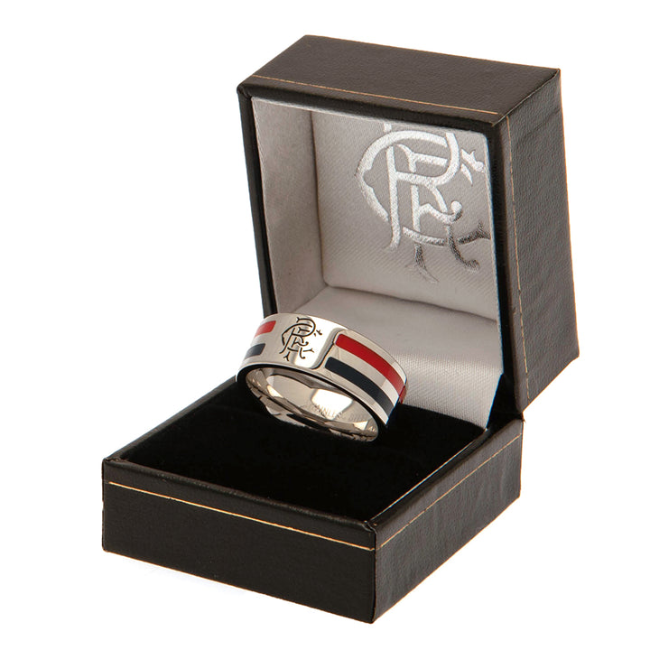 Rangers FC Colour Stripe Ring Large