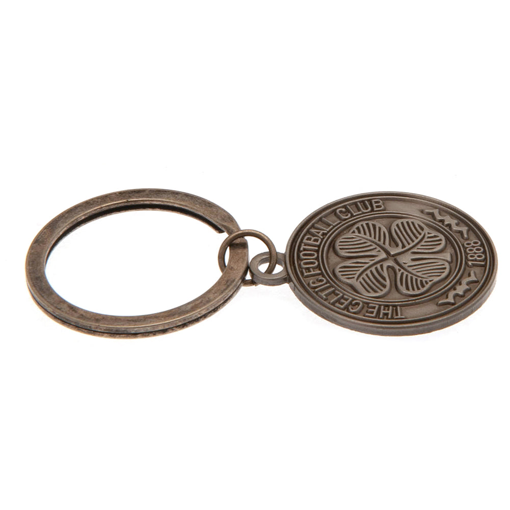 Celtic FC Antique Silver Crest Keyring