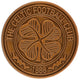 Celtic FC Antique Gold Crest Badge