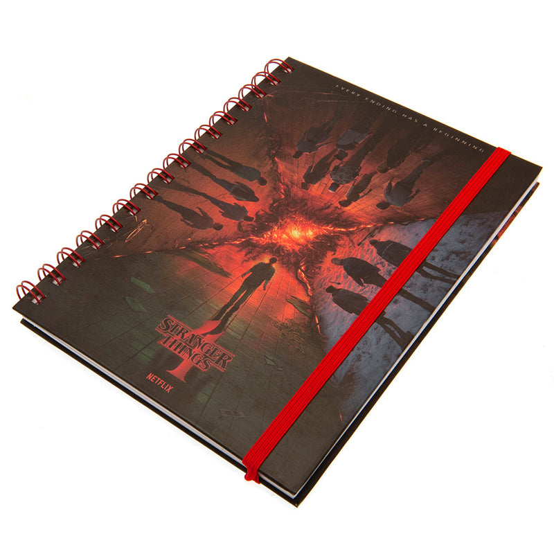 Stranger Things Notebook, close-up detail