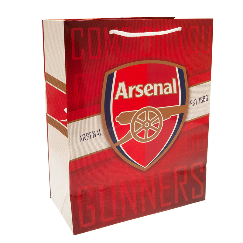 Arsenal FC Colour Gift Bag, side angle