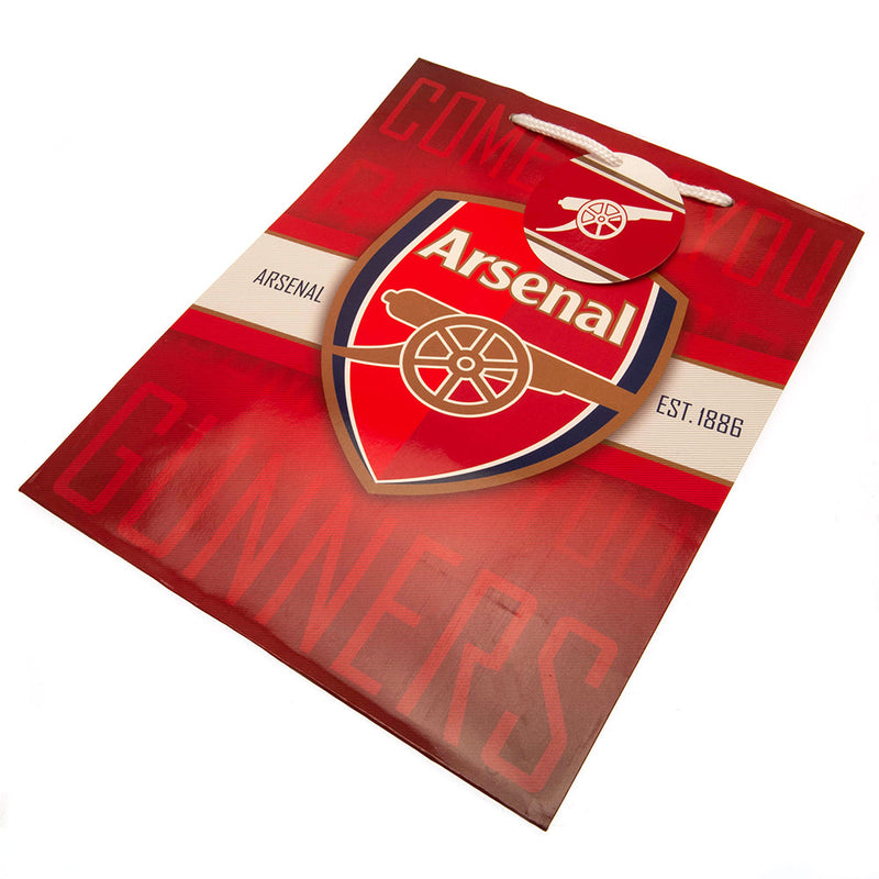 Arsenal FC Colour Gift Bag, close-up detail