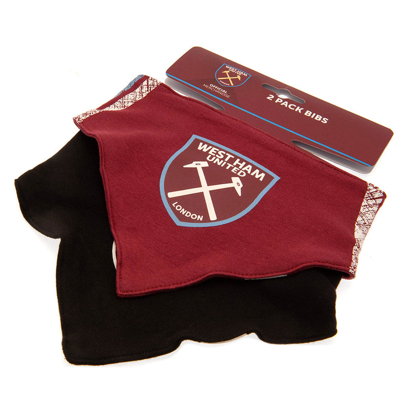 West Ham United FC 2 Pack Bibs ST, close-up detail