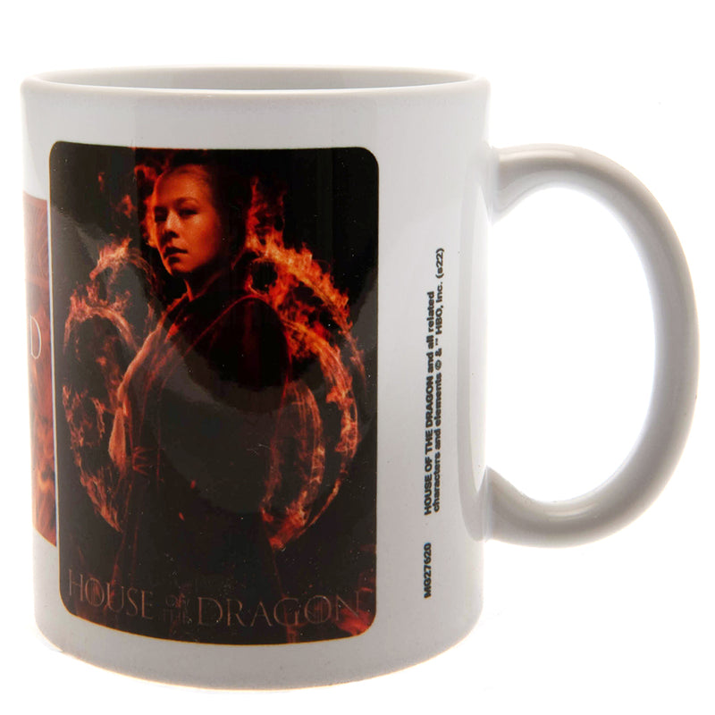 House Of The Dragon Mug Fire And Blood, side angle