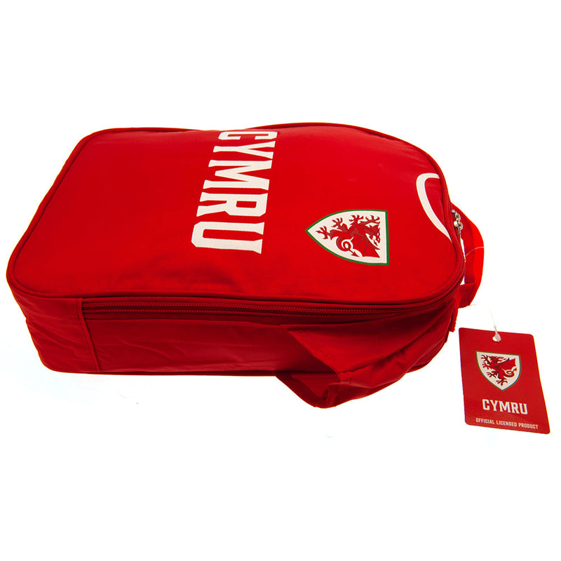 FA Wales Kit Lunch Bag, close-up detail