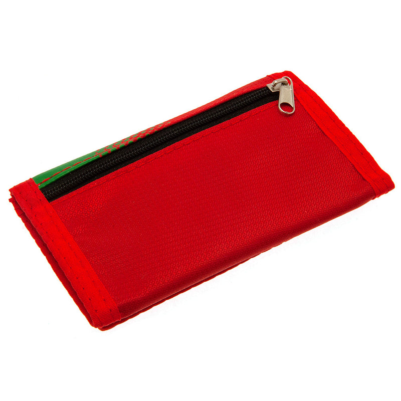 FA Wales Fade Wallet, side angle