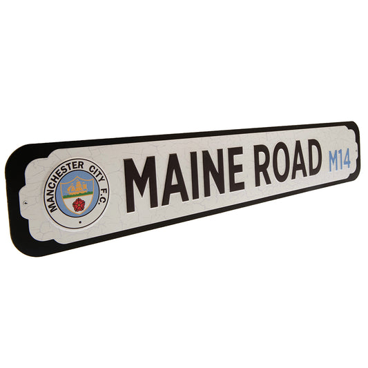 Manchester City FC Deluxe Stadium Sign, alternate view