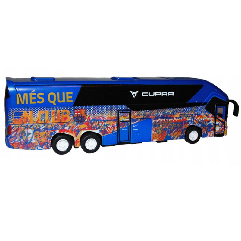 FC Barcelona Diecast Team Bus, side angle