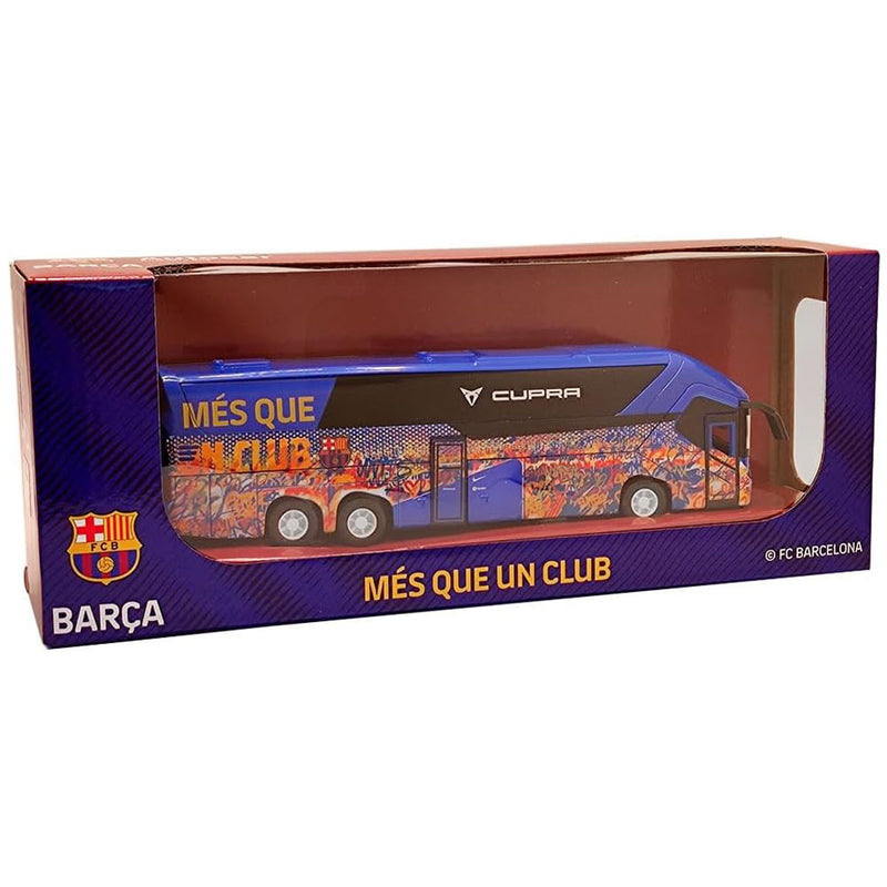 FC Barcelona Diecast Team Bus, close-up detail