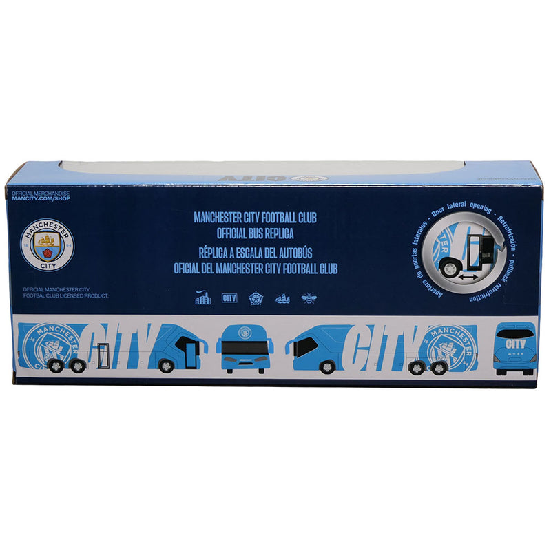 Manchester City FC Diecast Team Bus, size reference