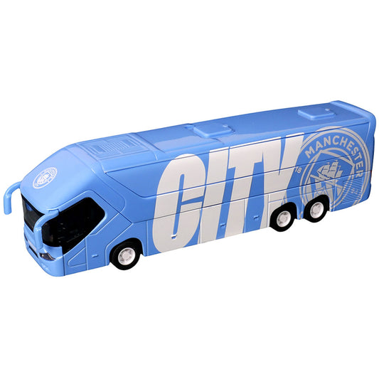 Manchester City FC Diecast Team Bus collectible from Infinity Collectables 2026