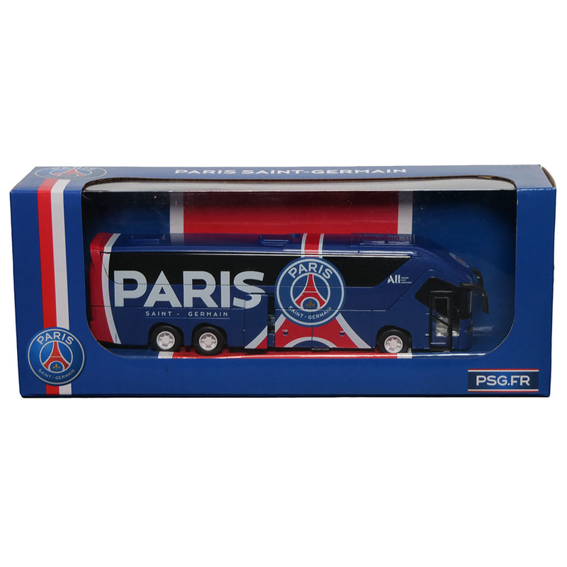 Paris Saint Germain FC Diecast Team Bus, packaging shot