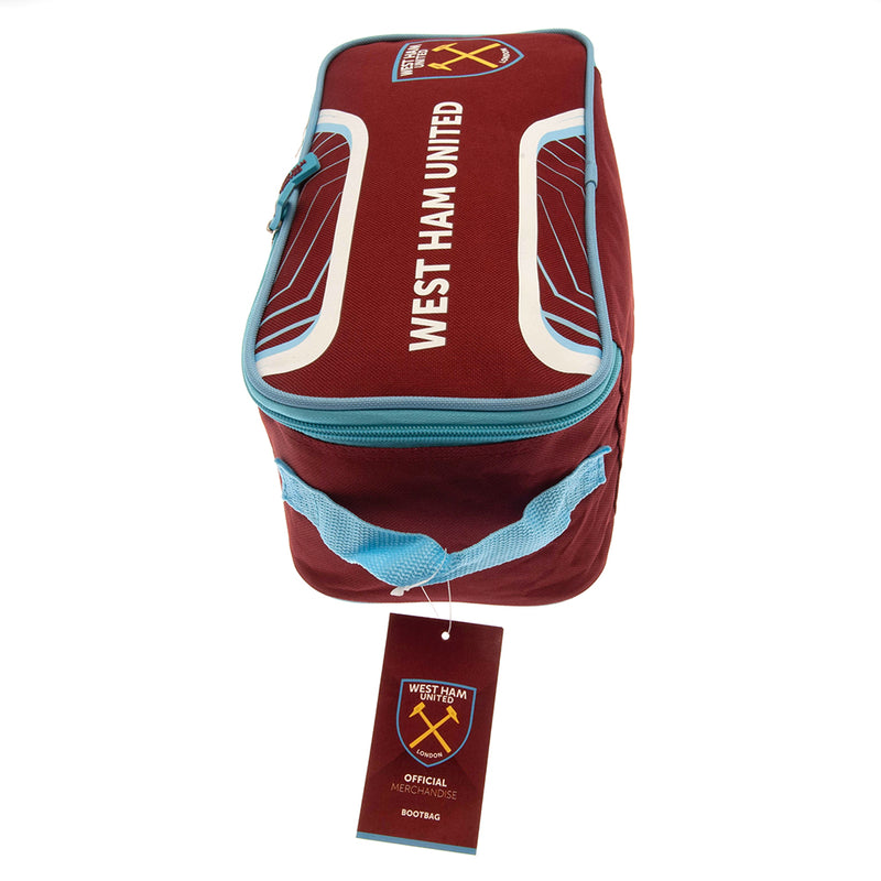 West Ham United FC Flash Boot Bag, close-up detail