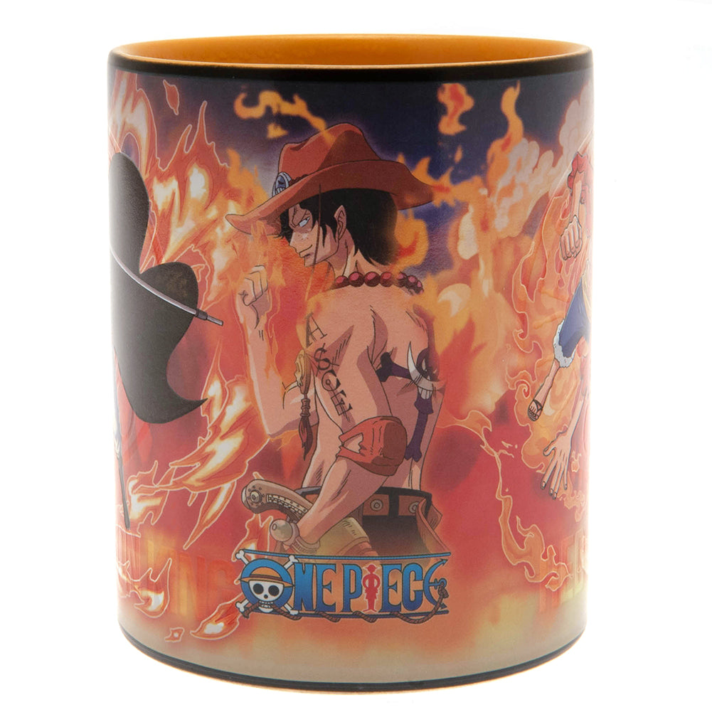 One Piece Heat Changing Mega Mug Luffy & Sabo