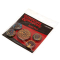 Dungeons & Dragons Button Badge Set, side angle