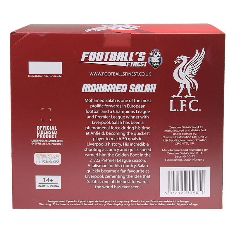 Liverpool FC Football's Finest Mohamed Salah Premium 60cm Statue, side angle