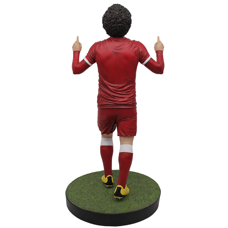 Liverpool FC Football's Finest Mohamed Salah Premium 60cm Statue, close-up detail