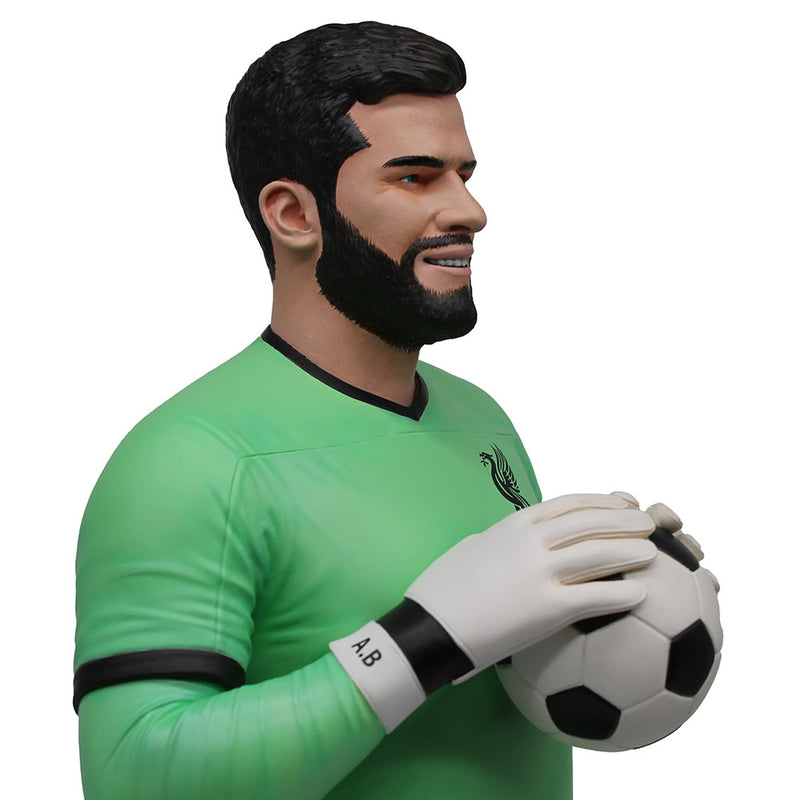 Liverpool FC Football's Finest Alisson Becker Premium 60cm Statue, rear view