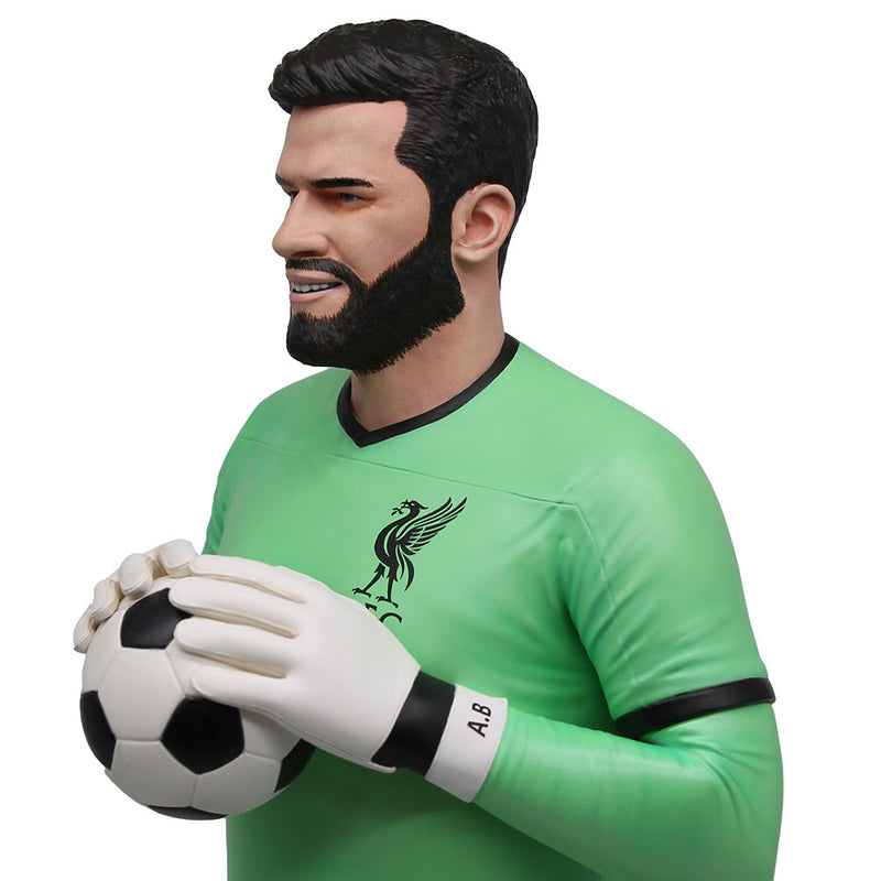 Liverpool FC Football's Finest Alisson Becker Premium 60cm Statue, packaging shot