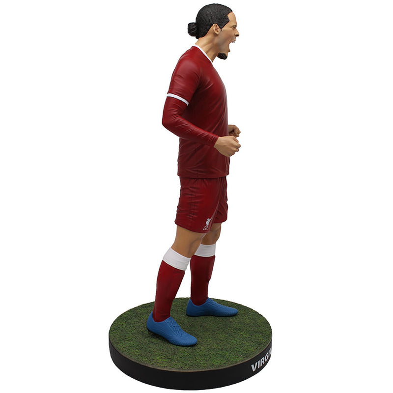 Liverpool FC Football's Finest Virgil Van Dijk Premium 60cm Statue, close-up detail