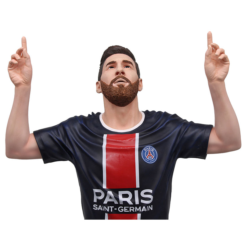 Paris Saint Germain FC Football's Finest Lionel Messi Premium 60cm Statue, rear view