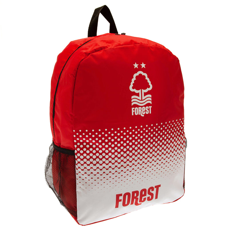 Nottingham Forest FC Fade Backpack, side angle