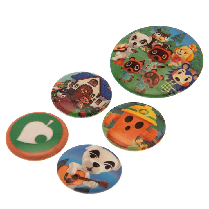 Animal Crossing Button Badge Set