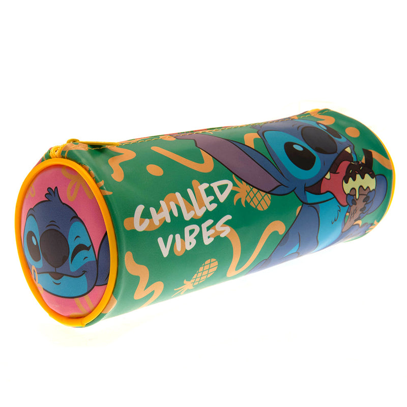 Lilo & Stitch Barrel Pencil Case, side angle
