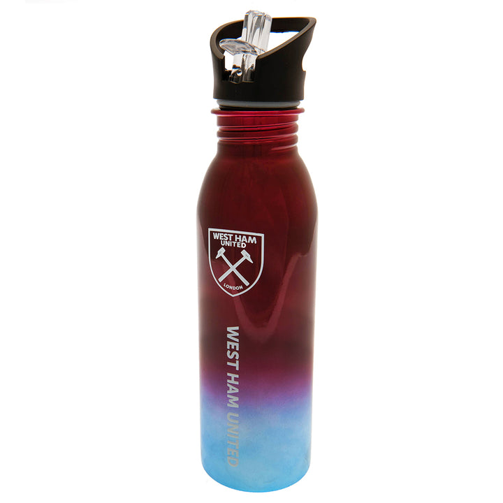 West Ham United FC Metallic Drinks Bottle