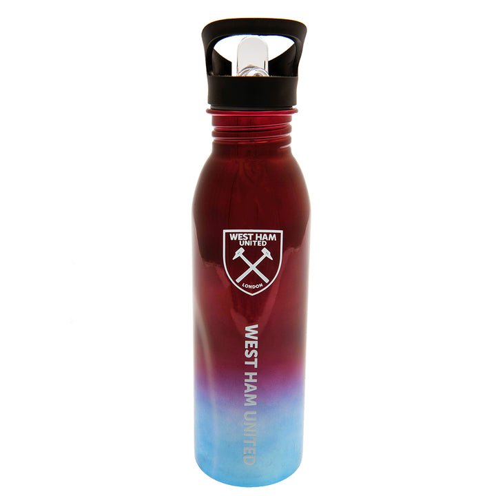 West Ham United FC Metallic Drinks Bottle