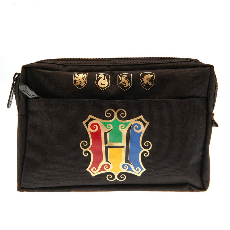 Harry Potter Multi Pocket Pencil Case Houses, side angle