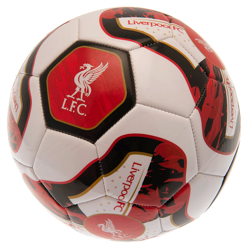 Liverpool FC Tracer Football, side angle