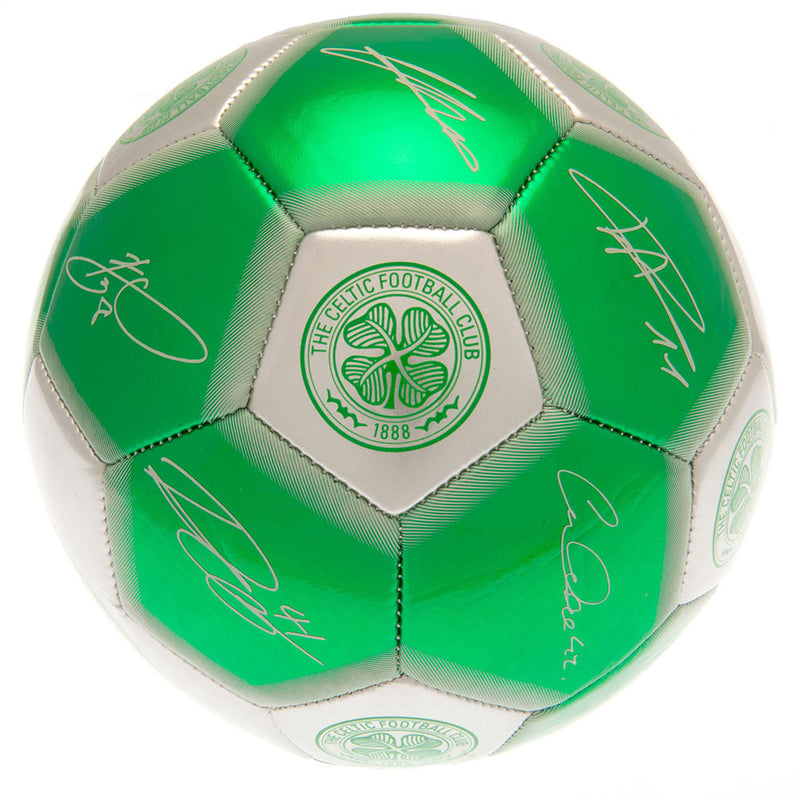 Celtic FC Sig 26 Football, side angle