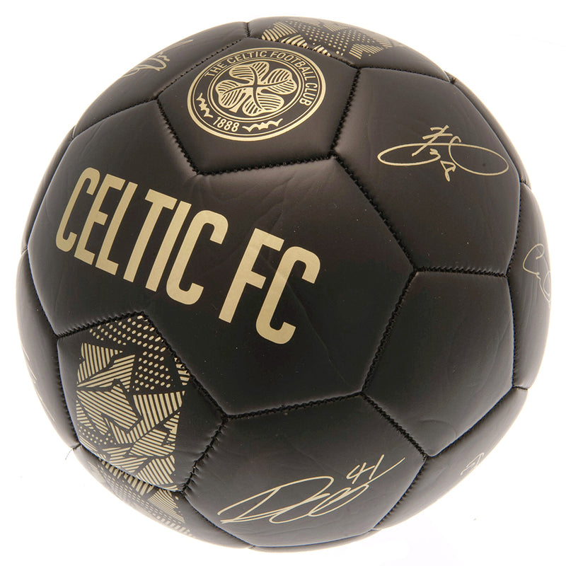 Celtic FC Sig Gold Phantom Football, alternate view