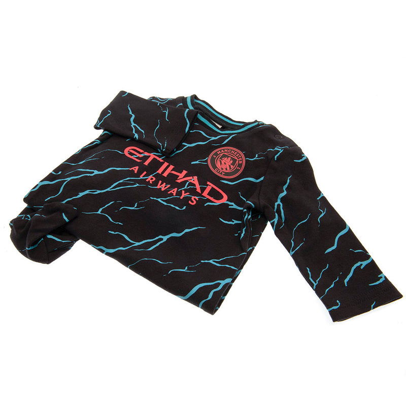 Manchester City FC Sleepsuit 0/3 mths LT, alternate view
