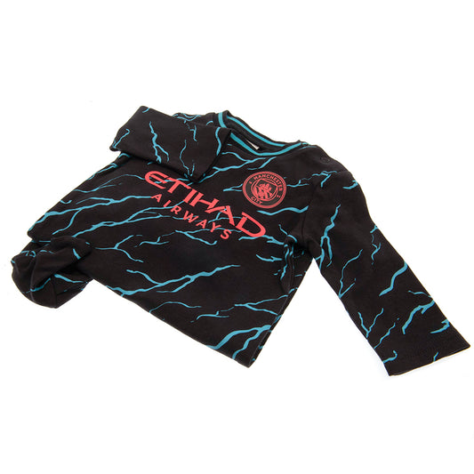 Manchester City FC Sleepsuit 6/9 mths LT, alternate view