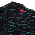 Manchester City FC Sleepsuit 0/3 mths LT, side angle