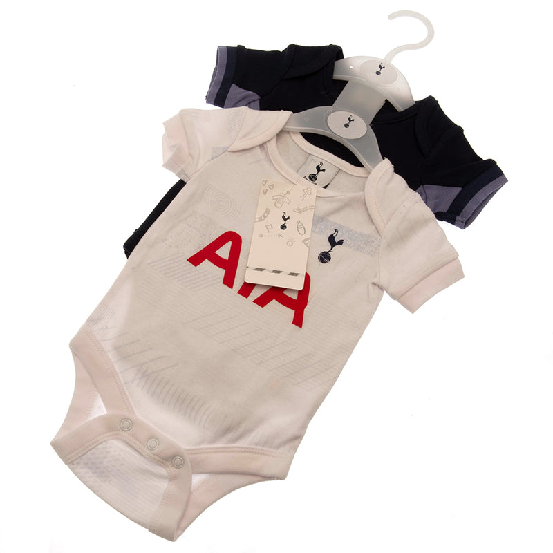 Tottenham Hotspur FC 2 Pack Bodysuit 12/18 mths GD, close-up detail