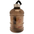West Ham United FC Barrel Water Bottle, side angle