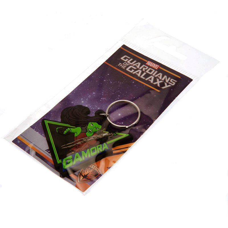 Guardians Of The Galaxy Gamora Keyring, side angle