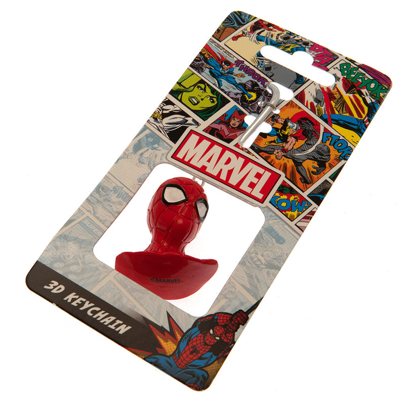Spider-Man 3D Polyresin Keyring, close-up detail