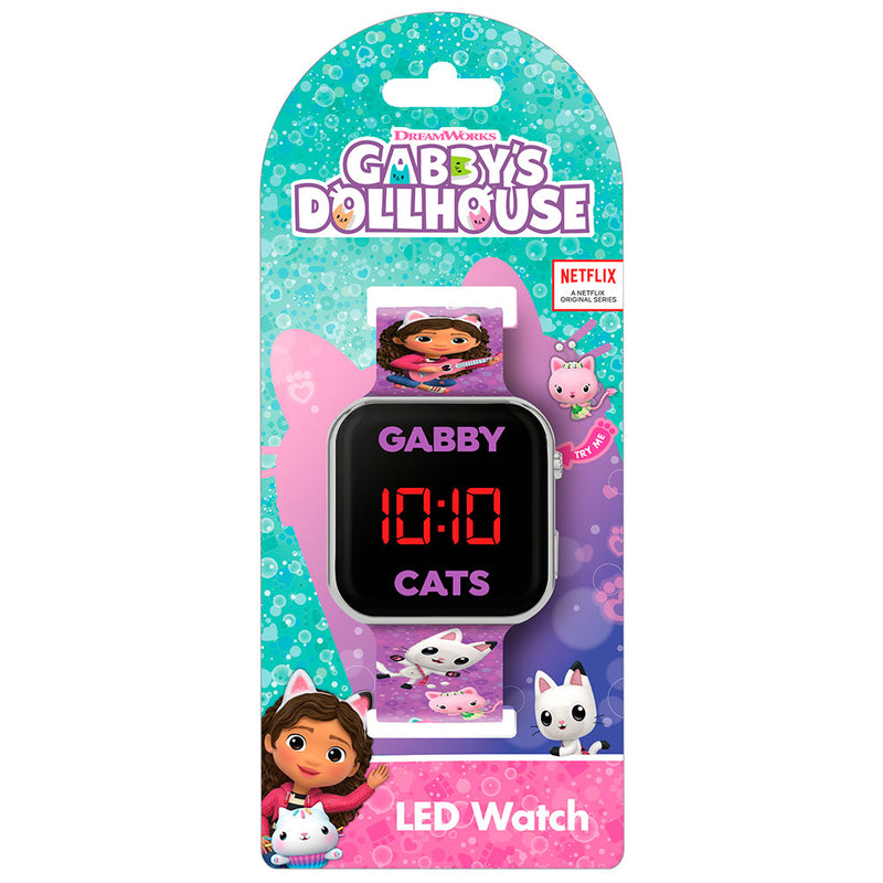 Gabby's Dollhouse Junior LED Watch, side angle