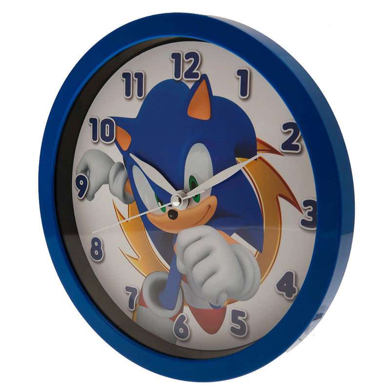 Sonic The Hedgehog Wall Clock, side angle