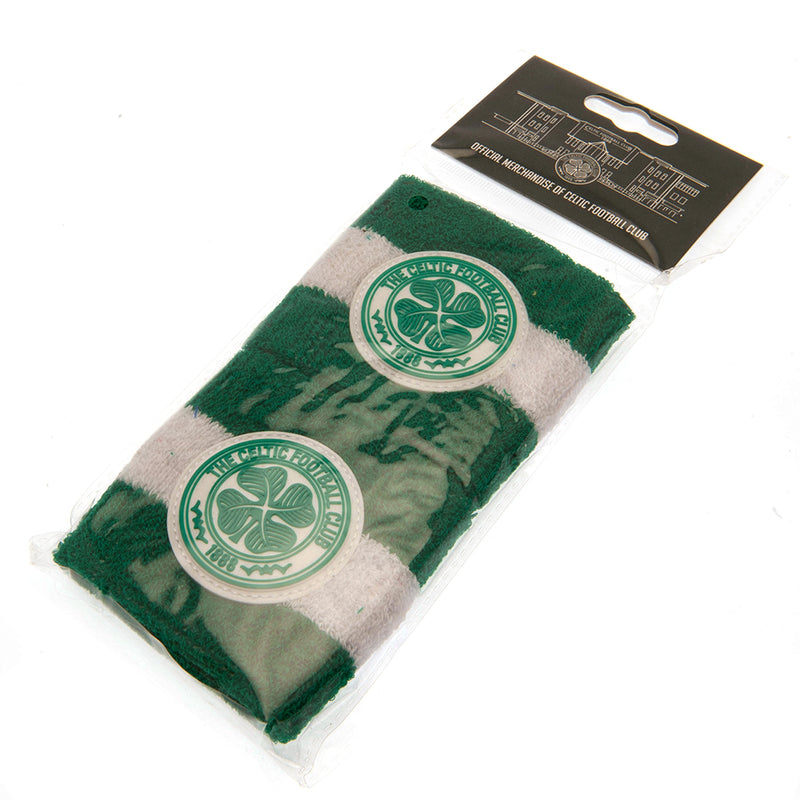 Celtic FC Wristbands, side angle