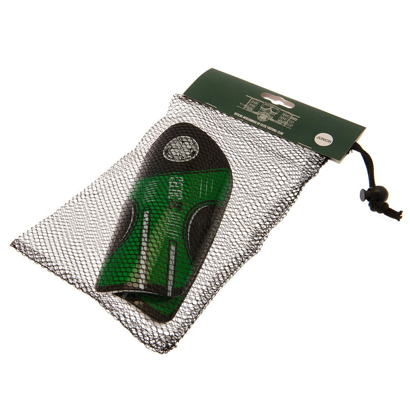 Celtic FC Delta Shin Pads Kids, side angle