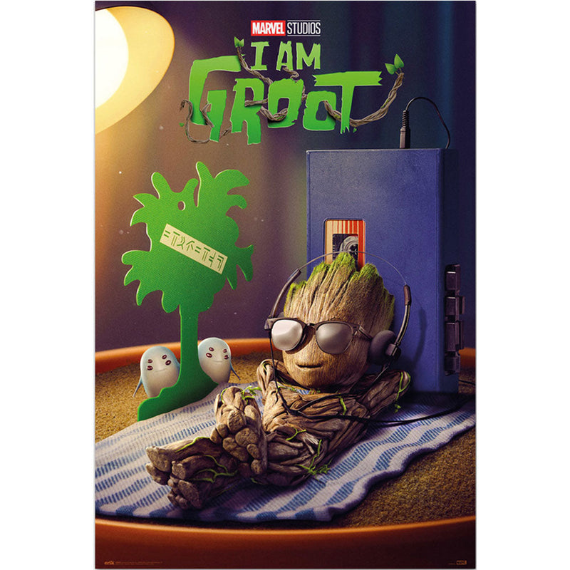 I Am Groot Get Your Groot On Poster collectible from Marvel