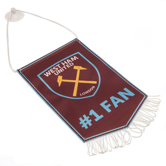 West Ham United FC No.1 Fan Mini Pennant, alternate view