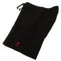 Liverpool FC Sweat Shorts Mens Black Small, side angle